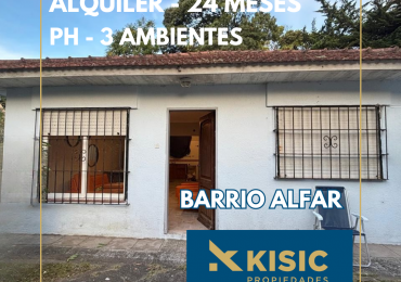 ALQUILER 24 MESES - PH DE 3 AMBIENTES